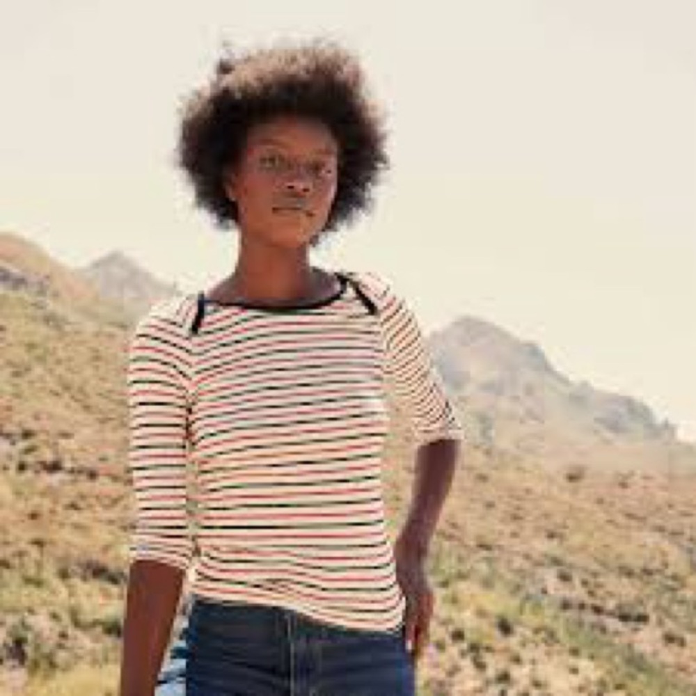 Dôen Patti tee in riviera stripe